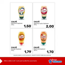 Volantino Iper Tosano settimana 33 Pagina 1: Calvé Senape topdown €1,79, Calvé Salsa rosa topdown €1,70