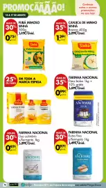 Folheto Pingo Doce | Fim de Semana Página 16: Farinha nacional bolos €0,99, Canjica de milho sinhá branca €1,39