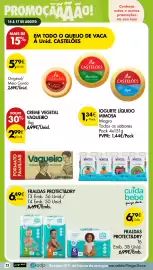 Folheto Pingo Doce | Fim de Semana Página 22: Fraldas protect&dry cuida bebé €6,49, Iogurte líquido mimosa magro €1,34