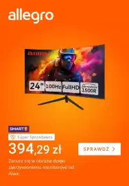 Allegro gazetka tydzień 33 Strona 2: Monitor zakrzywiony Aiwa 24 €394,29