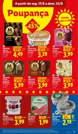Folheto Lidl semana 34 Página 13: Magnum gelado sandwich multipack €5,99, Magnum gelado de amêndoas €3,99