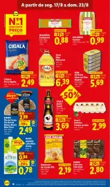 Folheto Lidl semana 34 Página 16: Madalitas Madalenas de Laranja XXL €2,19, Bom petisco atum em óleo vegetal €5,69