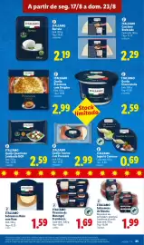 Folheto Lidl semana 34 Página 25: Italiamo iogurte cremoso €0,69, Italiamo sobremesa de ricotta €1,99