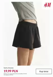 H&M gazetka tydzień 33 Strona 11: Szorty dresowe H & M €19,99