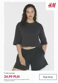 H&M gazetka tydzień 33 Strona 4: T-shirt oversize H & M €24,99