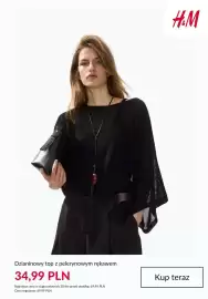 H&M gazetka tydzień 33 Strona 5: Dzianinowy top z pelerynowym rękawem H & M €34,99