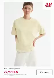 H&M gazetka tydzień 33 Strona 9: Bluza z krótkim rękawem H & M €27,99