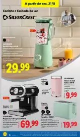 Folheto Lidl | Novidades Página 16: Torradeira silvercrest 1050 w €19,99, Silvercrest máquina de café expresso 1100 w €69,99