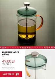 Homla gazetka tydzień 33 Strona 7: Zaparzacz szklany Lumo €49,00