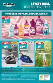 Biedronka gazetka Strona 44: Generator pary Maestro MR-320C €199,00, Perfumy do tkanin Eden Aqua €9,99