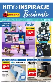 Biedronka gazetka Strona 1: Przypinka Funko €16,99, Suszarka do włosów Blaupunkt HDD412W €59,90