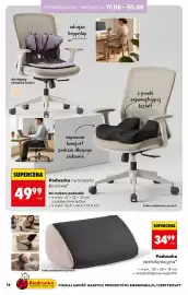 Biedronka gazetka Strona 16: Poduszka wielofunkcyjna €34,99, Poduszka na krzesło biurowe z podparciem lędźwi €49,99