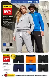 Biedronka gazetka Strona 18: Spodnie dresowe młodzieżowe Everlast €59,90, Boxerki młodzieżowe Everlast 2-pak €29,99
