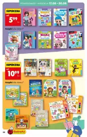 Biedronka gazetka Strona 20: Książka Ortografia €10,99, Książka z naklejkami Trendy Naklejki wariant 1 €5,99