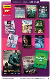 Biedronka gazetka Strona 23: Książka Zbrodnia w raju Guillaume Musso €39,99