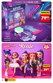 Biedronka gazetka Strona 30: Gra elektroniczna K-Pop Demon Hunters Skaner Szczerości Epee €79,90, Lalka Roxie Elefun €39,99