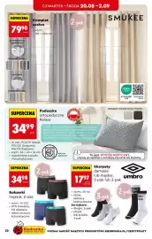 Biedronka gazetka Strona 32: Poduszka ortopedyczna Relaxa €34,99, Komplet zasłon na taśmie Smukee 2-pak €79,90