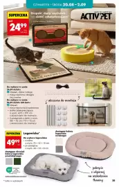 Biedronka gazetka Strona 35: Legowisko owalne Activ'Pet €49,99, Drapak Activ'Pet €24,99