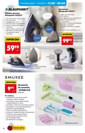 Biedronka gazetka Strona 4: Żelazko parowe Blaupunkt HSI222 €59,90, Parownica Blaupunkt VSI101 €99,00