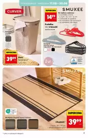 Biedronka gazetka Strona 7: Kosz na pranie Curver €39,99, Chodnik Smukee €39,99