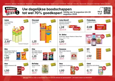 Budget Food folder week 33 Pagina 1