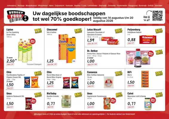 Budget Food (geldig t/m 20-08)