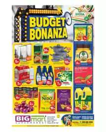 Bigmart leaflet Page 1: Kitchen Chef Coconut Oil €16,99, Alokozay Black Tea 100tb €7,99