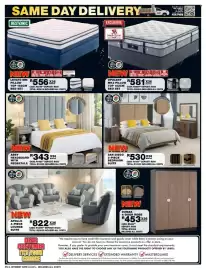 Lewis catalogue Page 2: Abby headboard with pedestals €4.499,99, San Diego Bedroom Suite €7.999,99