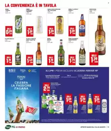 Volantino Panorama Pagina 12: Birra 4 Luppoli Poretti €1,09, Birra Bitburger Premium €1,09