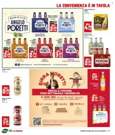 Volantino Panorama Pagina 13: Birra strong ale Ceres €4,99, Birra la Rossa Moretti €1,39