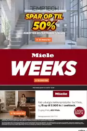 Power tilbudsavis Side 9: TEMPTECH SPAR OP TIL 50% RABATTEN ER FRATRUKKET PRISEN → Se mere her Miele WEEKS → Se mere her →