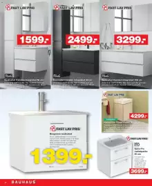 Bauhaus tilbudsavis uge 33 Side 10: Spira Pro møbelpakke 55 cm €3.699,00, Bergamon badmøbel
