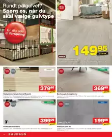 Bauhaus tilbudsavis uge 33 Side 12: Parketgulv Innoplank €399,95, Vinylgulv Zenn 55 €199,95