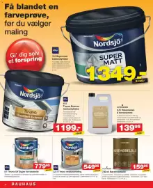Bauhaus tilbudsavis uge 33 Side 18: 2,5 l Havemøbel- & terrasserens €139,95, 5 l Tinova UV Super terrasseolie €779,95