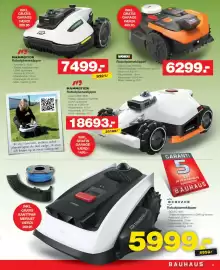 Bauhaus tilbudsavis uge 33 Side 3: Robotplæneklipper €6.299,00