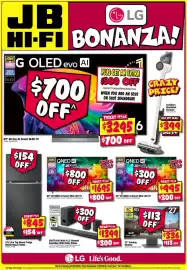 JB Hi-Fi catalogue Page 1: S95TR 810 Watt 9.1.5 Channel Soundbar With Dolby Atmos €1.399,00, 27" Gaming Monitor €223,00