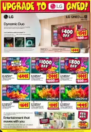 JB Hi-Fi catalogue Page 4: 75" 4K QNED Evo AI Smart Mini LED TV €1.995,00, 86" 4K QNED Evo AI Smart Mini LED TV €2.995,00