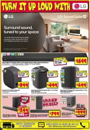 JB Hi-Fi catalogue Page 6: S80TR 5.1.3Ch Sound Bar With Rear Speakers €999,00, Sound Suite W7 Wireless Subwoofer €899,00