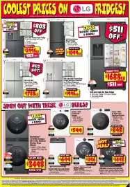 JB Hi-Fi catalogue Page 7: LG Series 5 8KG Top Load Washer €699,00, Series 9 12KG Front Load Washer (White) €1.196,00