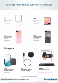 Harvey Norman catalogue Page 13: Samsung Magnetic 25W Wireless Charger with Type-C Cable €89,00