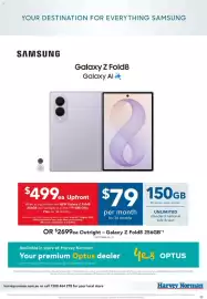 Harvey Norman catalogue Page 5: Samsung Galaxy Z Fold8 €499,00