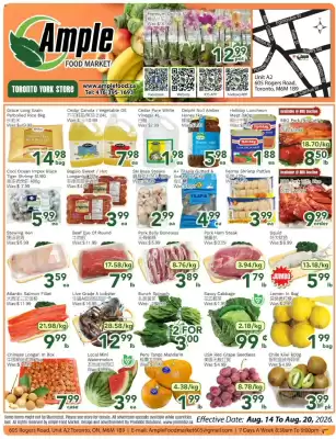 Ample Food Market flyer (valid until 20-08)
