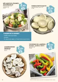 Catalogue Gel 2000 page 10: Champignons émincés €2,50, Poivrons en lanières €4,50