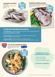 Catalogue Gel 2000 page 4: SARDINES ENTIÈRES €6,20, Gimbert FILETS DE LIMANDE DU NORD €4,95