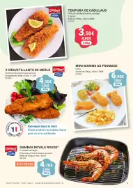 Catalogue Gel 2000 page 5: Gimbert Océan 3 Croustillants de Merlu €4,50, Gimbert Tempura de cabillaud €3,50