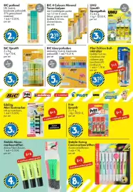 TEDi folder Pagina 10: BIC potlood €2,00, BIC 4 Colours Mineral Tones-balpen €2,55