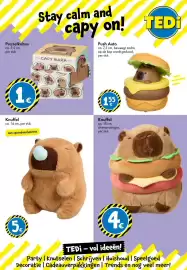 TEDi folder Pagina 18: Puzzelkubus €1,00, Push Auto €1,55