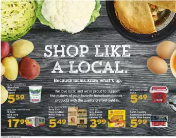Hannaford flyer week 34 Page 10: Stonyfield organic yogurt €5,59, Wrap City hand crafted kettle potato chips €5,49