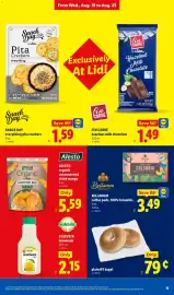 Lidl weekly ad week 34 Page 11: Bellarom coffee pods, 100% Colombia €3,49, Plain NY bagel €0,79