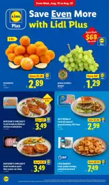 Lidl weekly ad week 34 Page 2: Butterball fresh all natural ground turkey €2,99